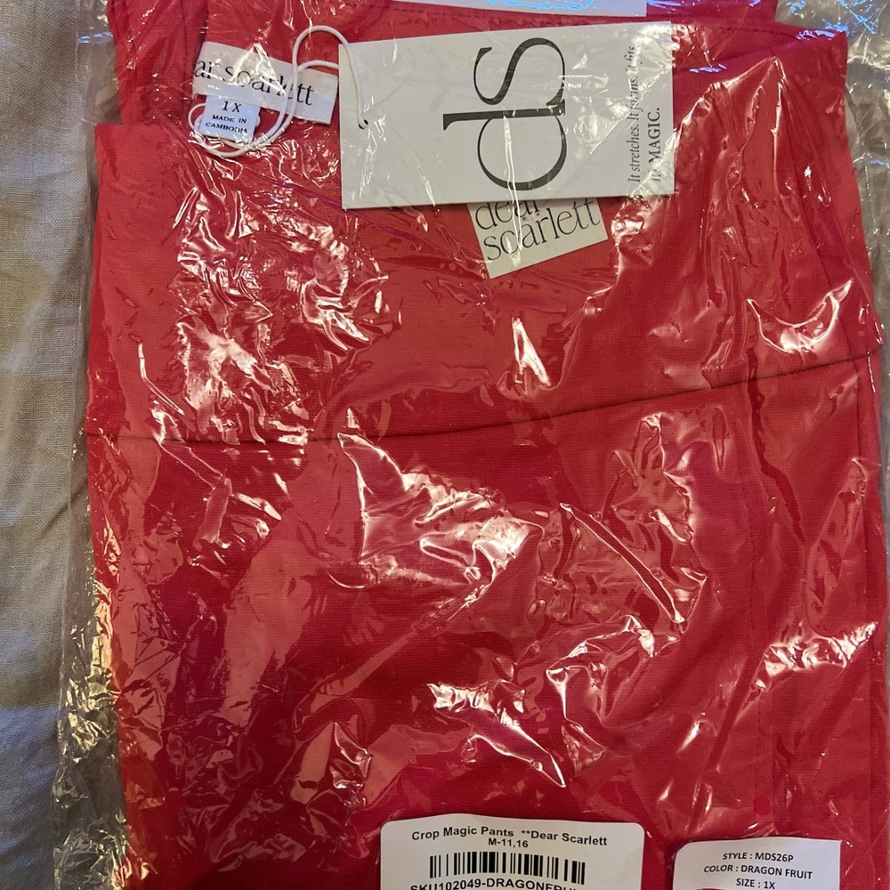 NWT Dear Scarlett Magic Ankle Crop Skinny trouser Pants - Picture 6 of 9